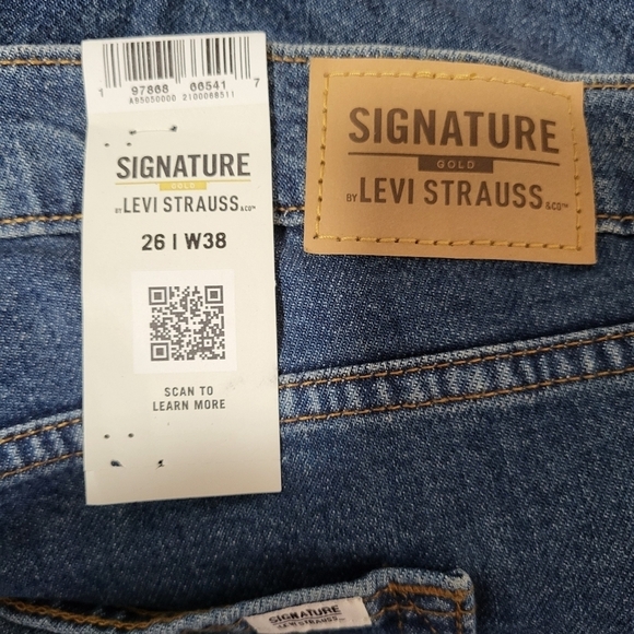 Signature by Levi Strauss Orginal Wide-Leg Jeans Size 26 - Picture 6 of 9